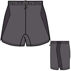 Moldes de confeccion para HOMBRES Shorts Short Futbol 757